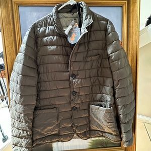 SAVE THE DUCK GIGA PUFFER BLAZER XL OLIVE RARE